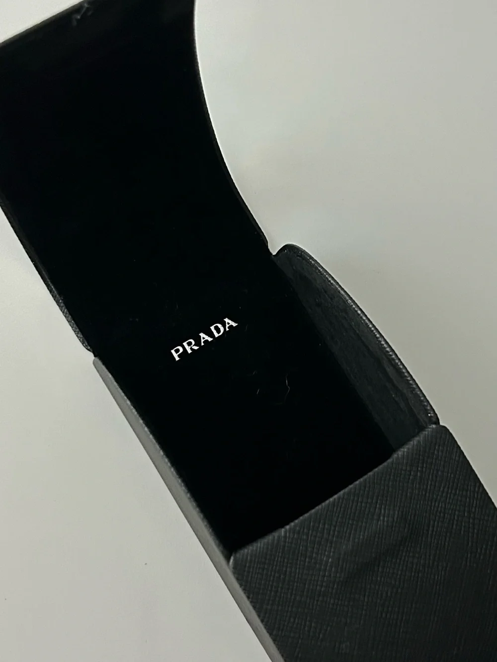 Authentic Prada Black Tortoiseshell Rectangular Sunglasses with Gradient Lenses